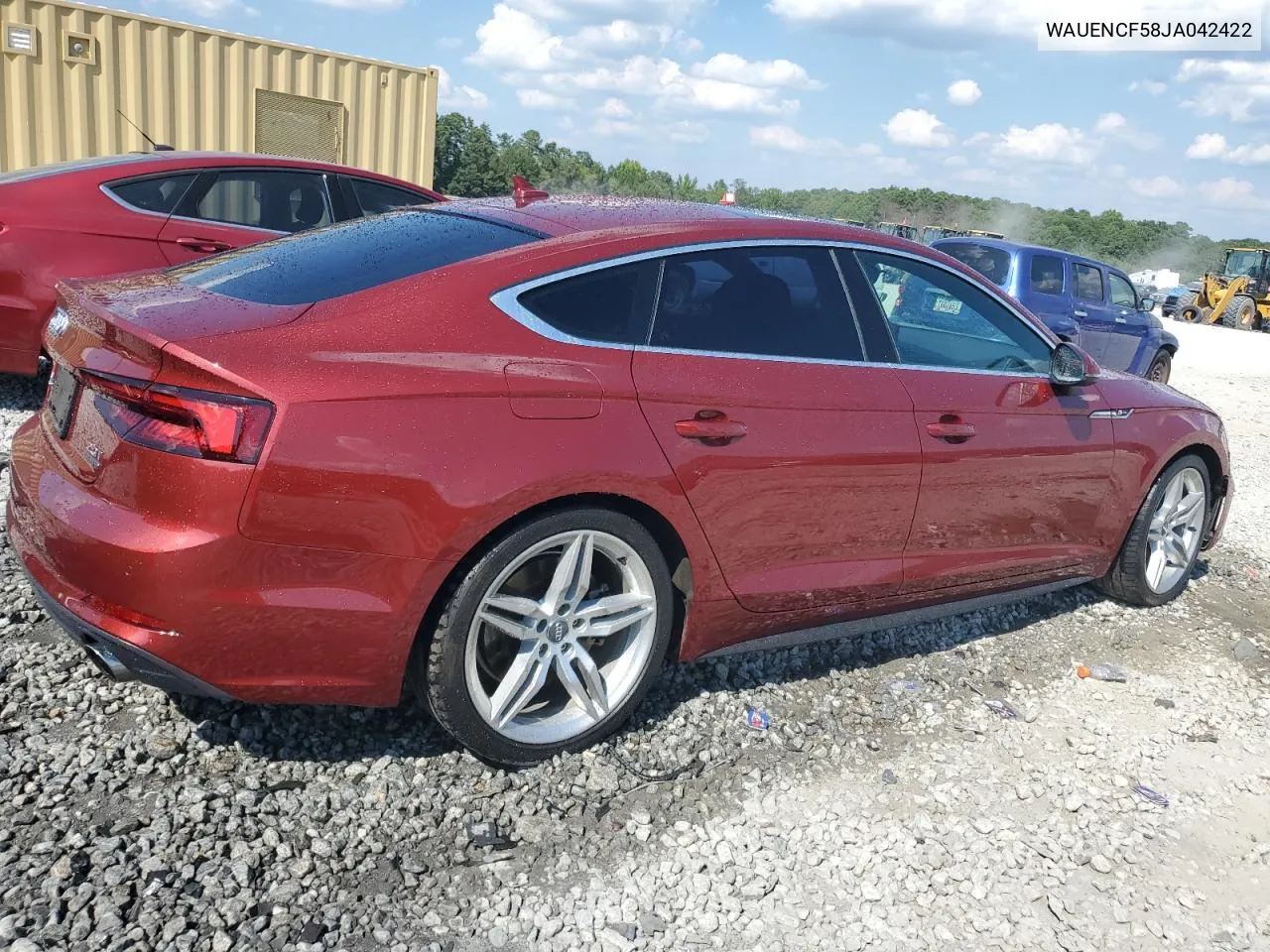 2018 Audi A5 Premium Plus S-Line VIN: WAUENCF58JA042422 Lot: 69188394