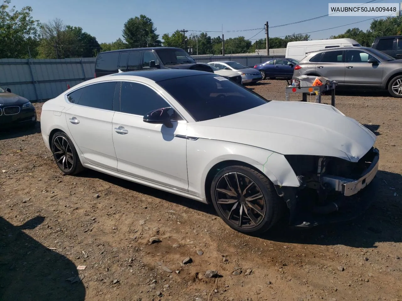 2018 Audi A5 Premium Plus VIN: WAUBNCF50JA009448 Lot: 69620814