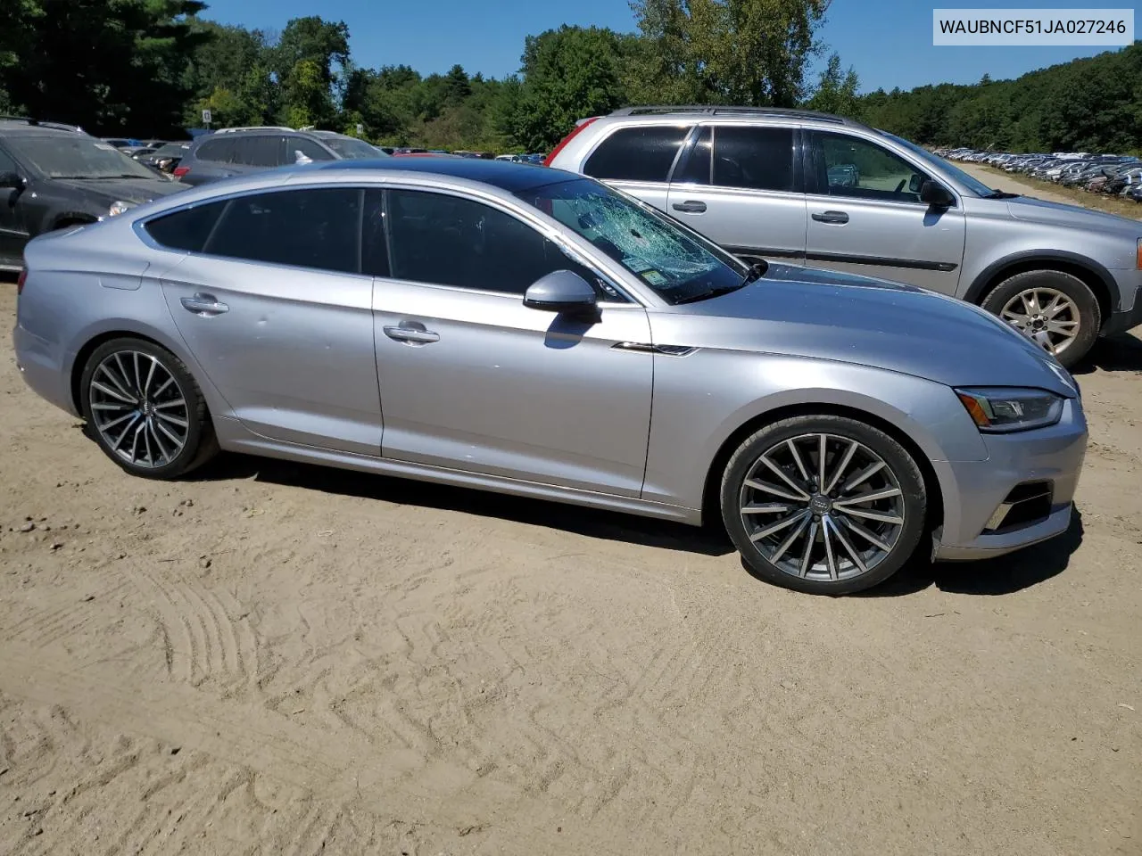 WAUBNCF51JA027246 2018 Audi A5 Premium Plus