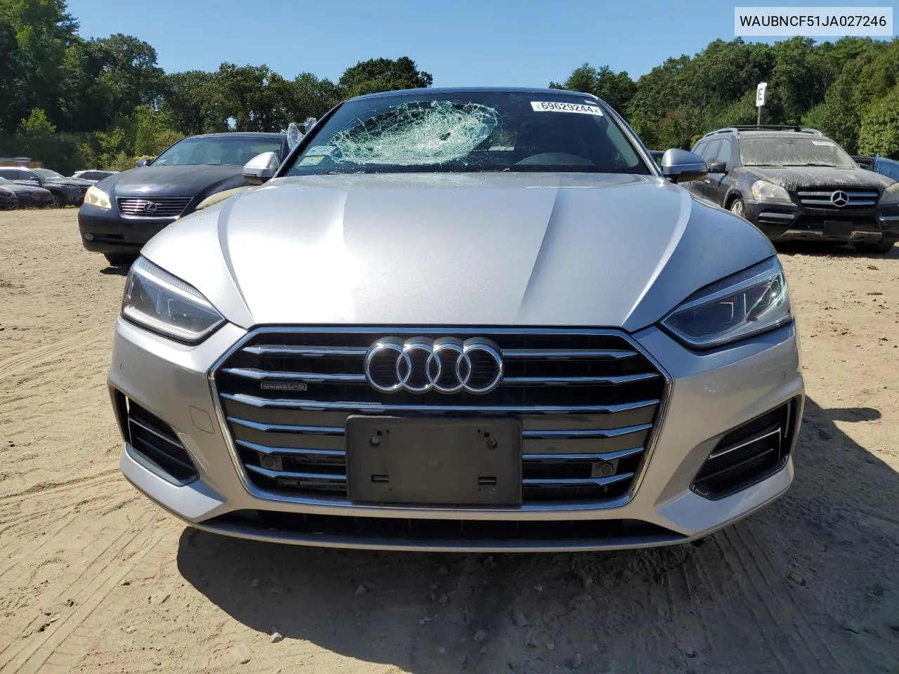 WAUBNCF51JA027246 2018 Audi A5 Premium Plus