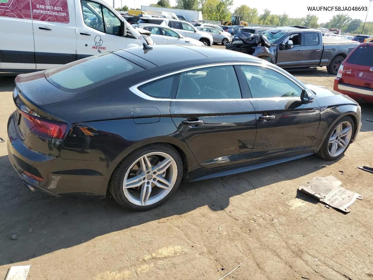 WAUFNCF58JA048693 2018 Audi A5 Prestige S-Line