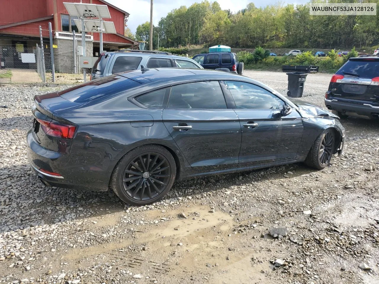 2018 Audi A5 Premium Plus VIN: WAUBNCF53JA128126 Lot: 72443354