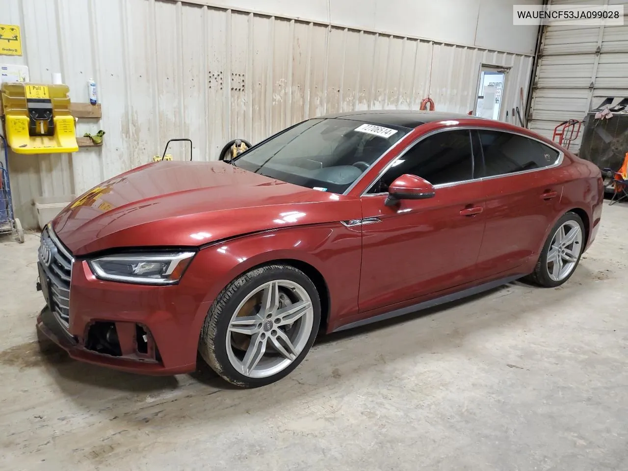 WAUENCF53JA099028 2018 Audi A5 Premium Plus S-Line