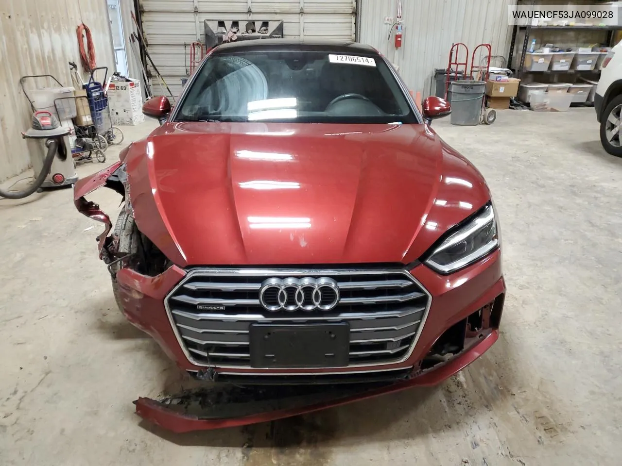 WAUENCF53JA099028 2018 Audi A5 Premium Plus S-Line