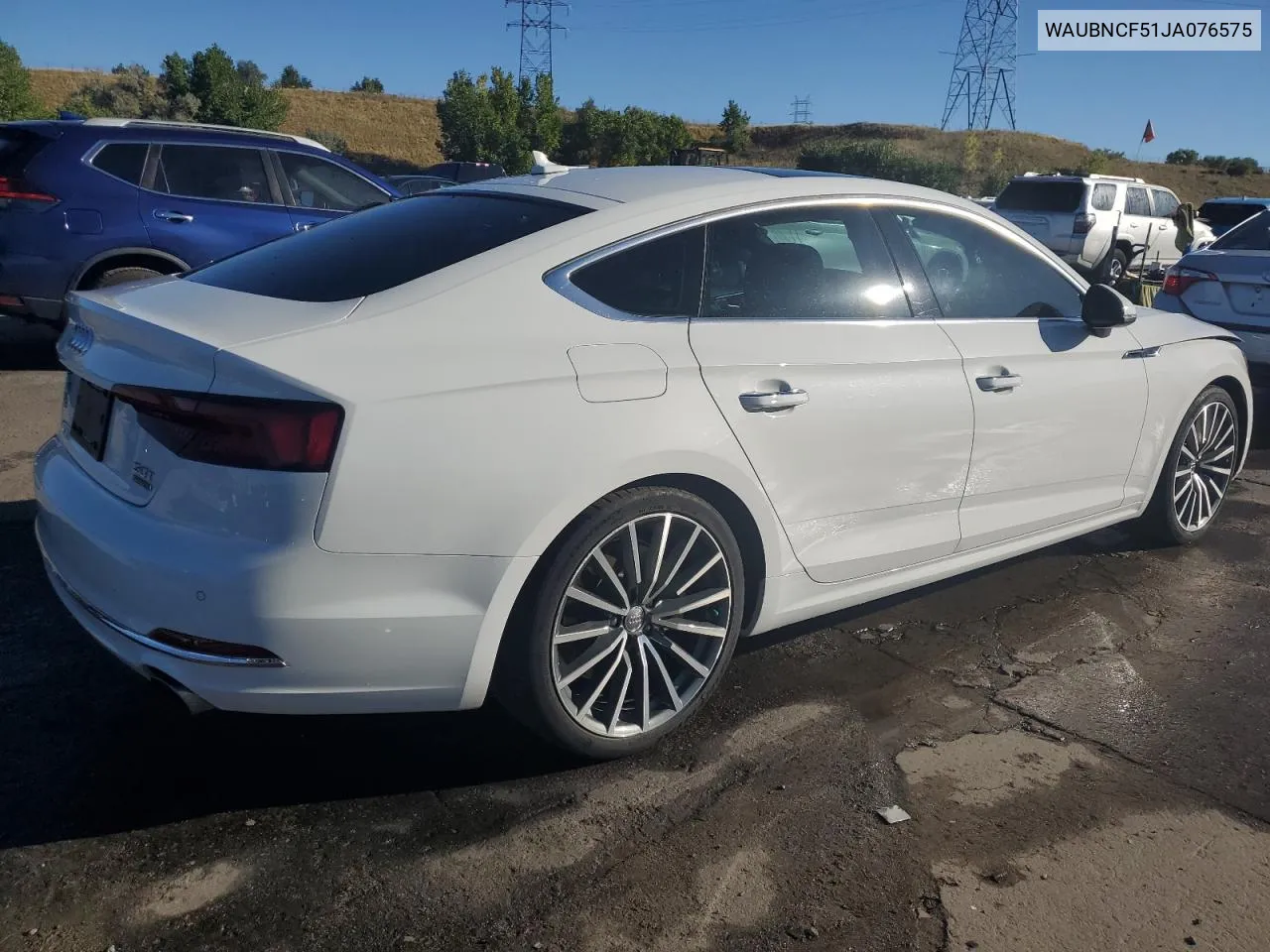 2018 Audi A5 Premium Plus VIN: WAUBNCF51JA076575 Lot: 73155764