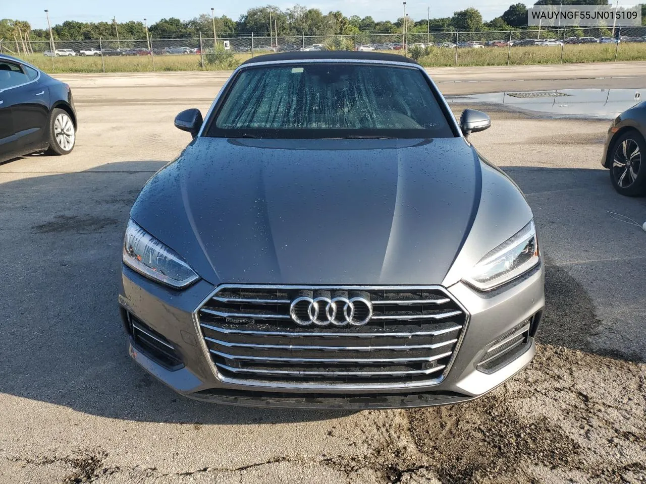 2018 Audi A5 Premium Plus VIN: WAUYNGF55JN015109 Lot: 73784254