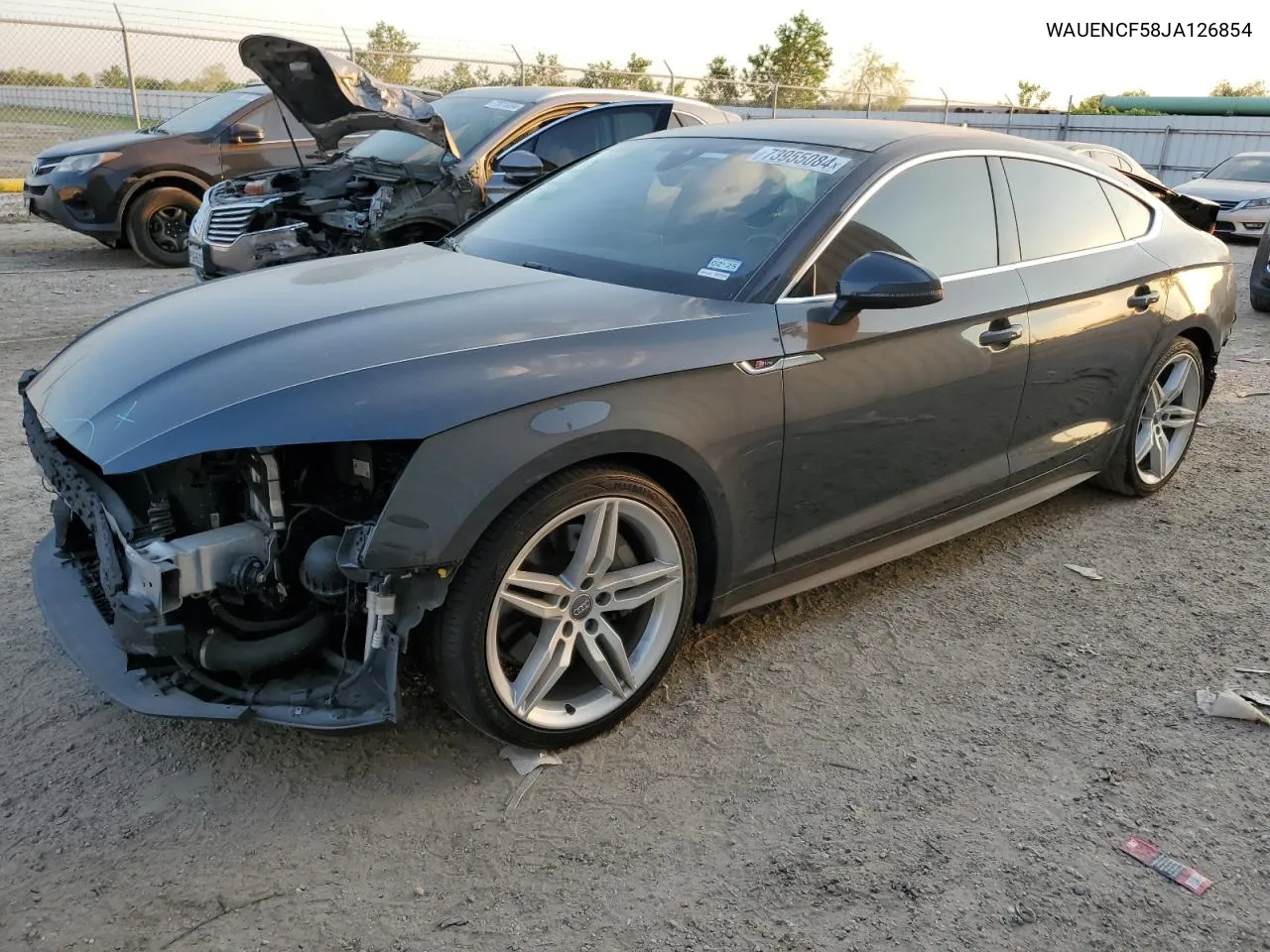 WAUENCF58JA126854 2018 Audi A5 Premium Plus S-Line