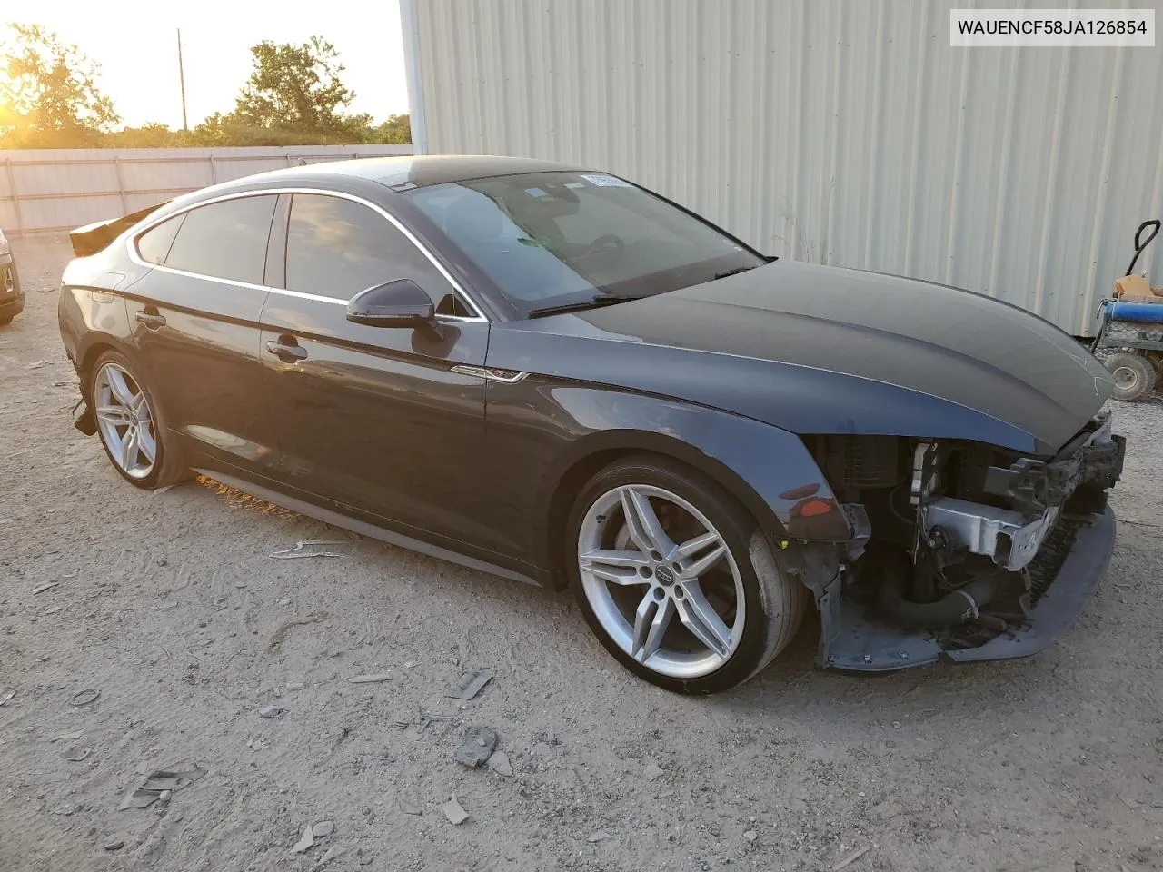 WAUENCF58JA126854 2018 Audi A5 Premium Plus S-Line