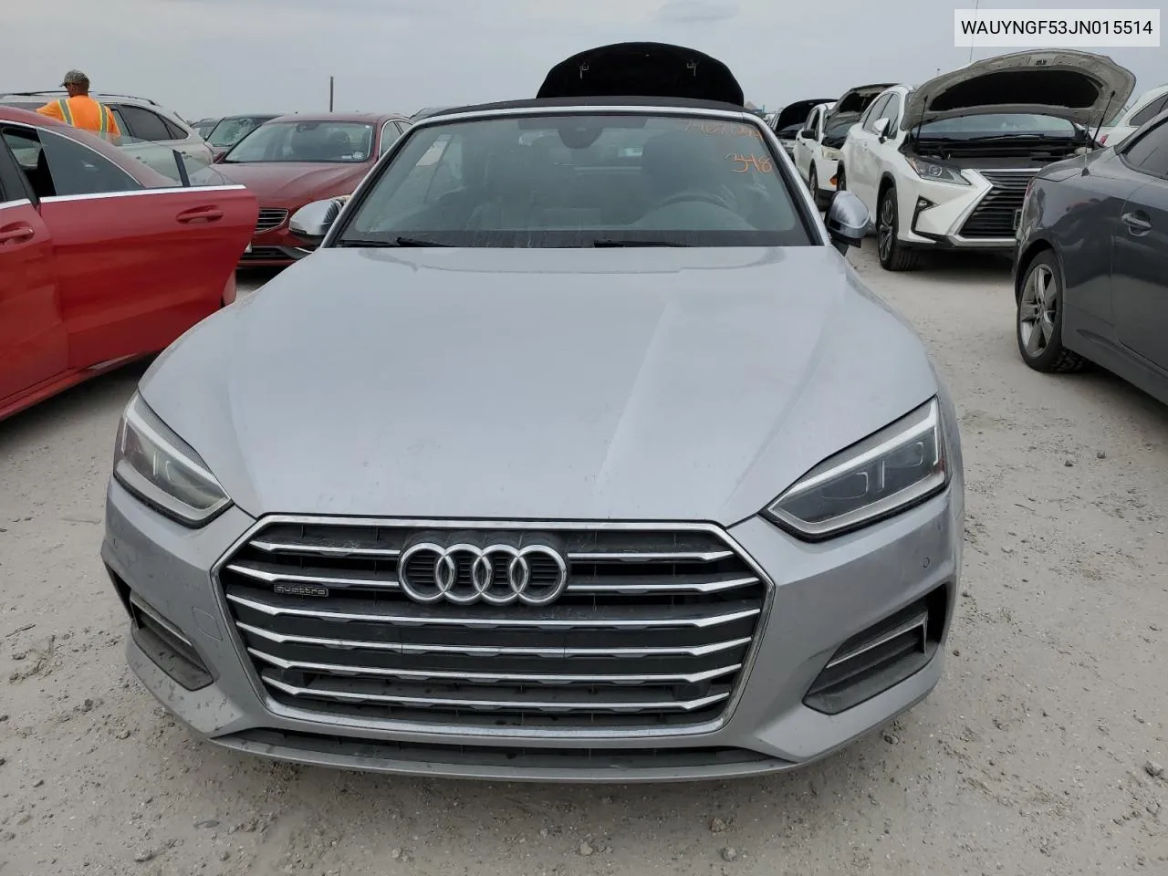 2018 Audi A5 Premium Plus VIN: WAUYNGF53JN015514 Lot: 74671244