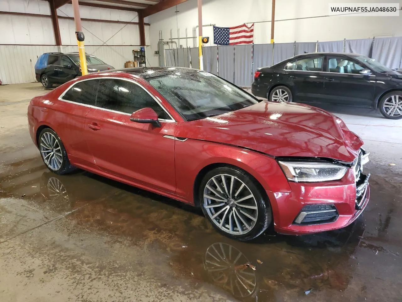 2018 Audi A5 Premium Plus VIN: WAUPNAF55JA048630 Lot: 74910204