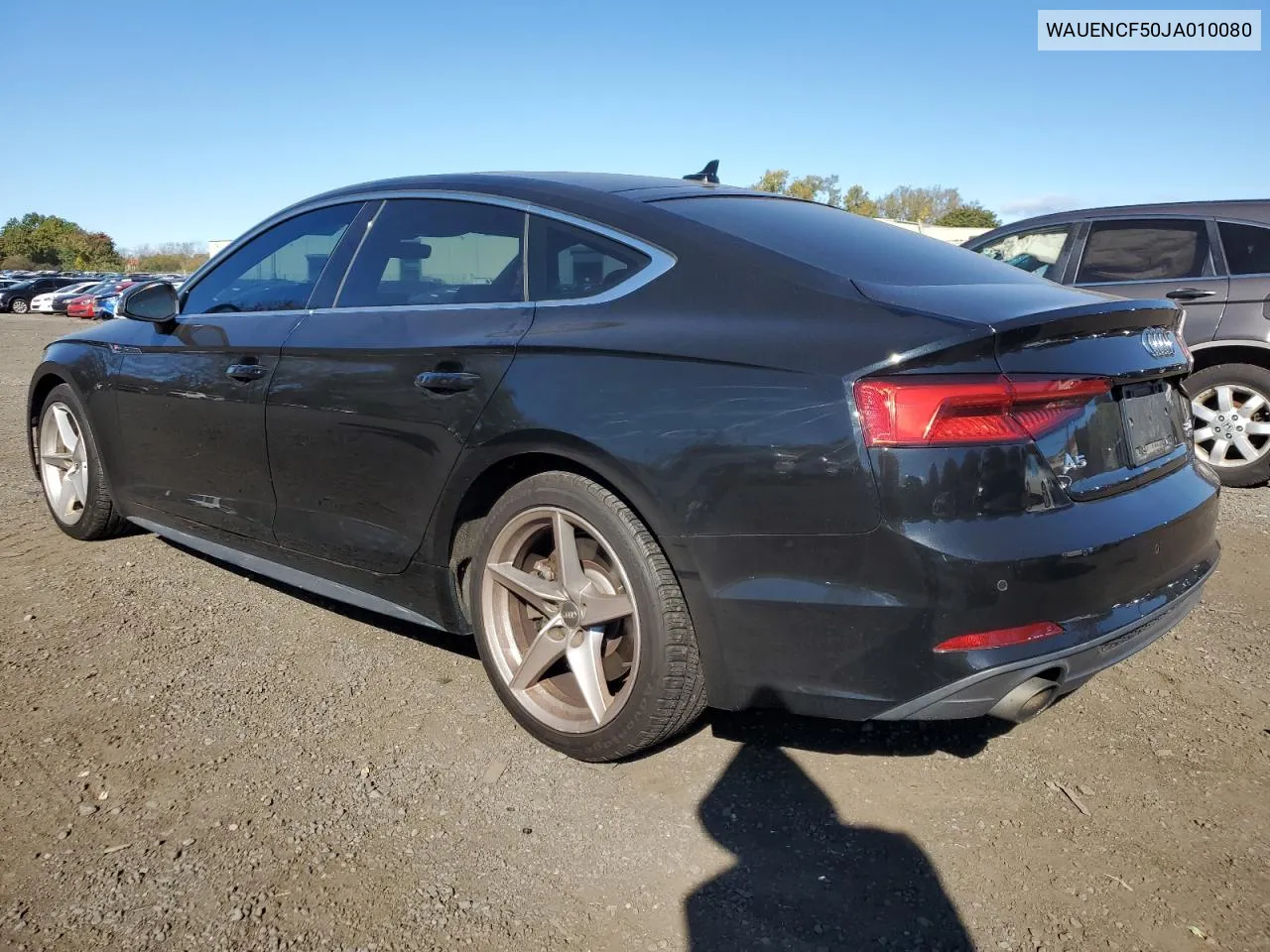 2018 Audi A5 Premium Plus S-Line VIN: WAUENCF50JA010080 Lot: 75529334