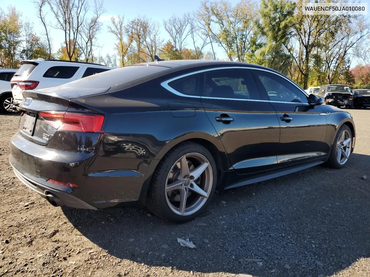 2018 Audi A5 Premium Plus S-Line VIN: WAUENCF50JA010080 Lot: 75529334