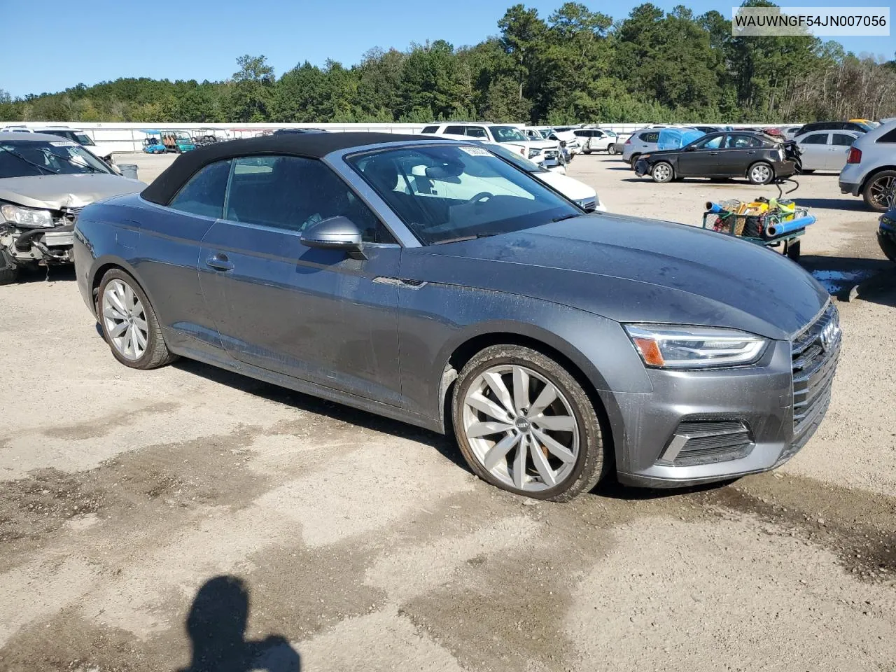 2018 Audi A5 Premium VIN: WAUWNGF54JN007056 Lot: 75900364