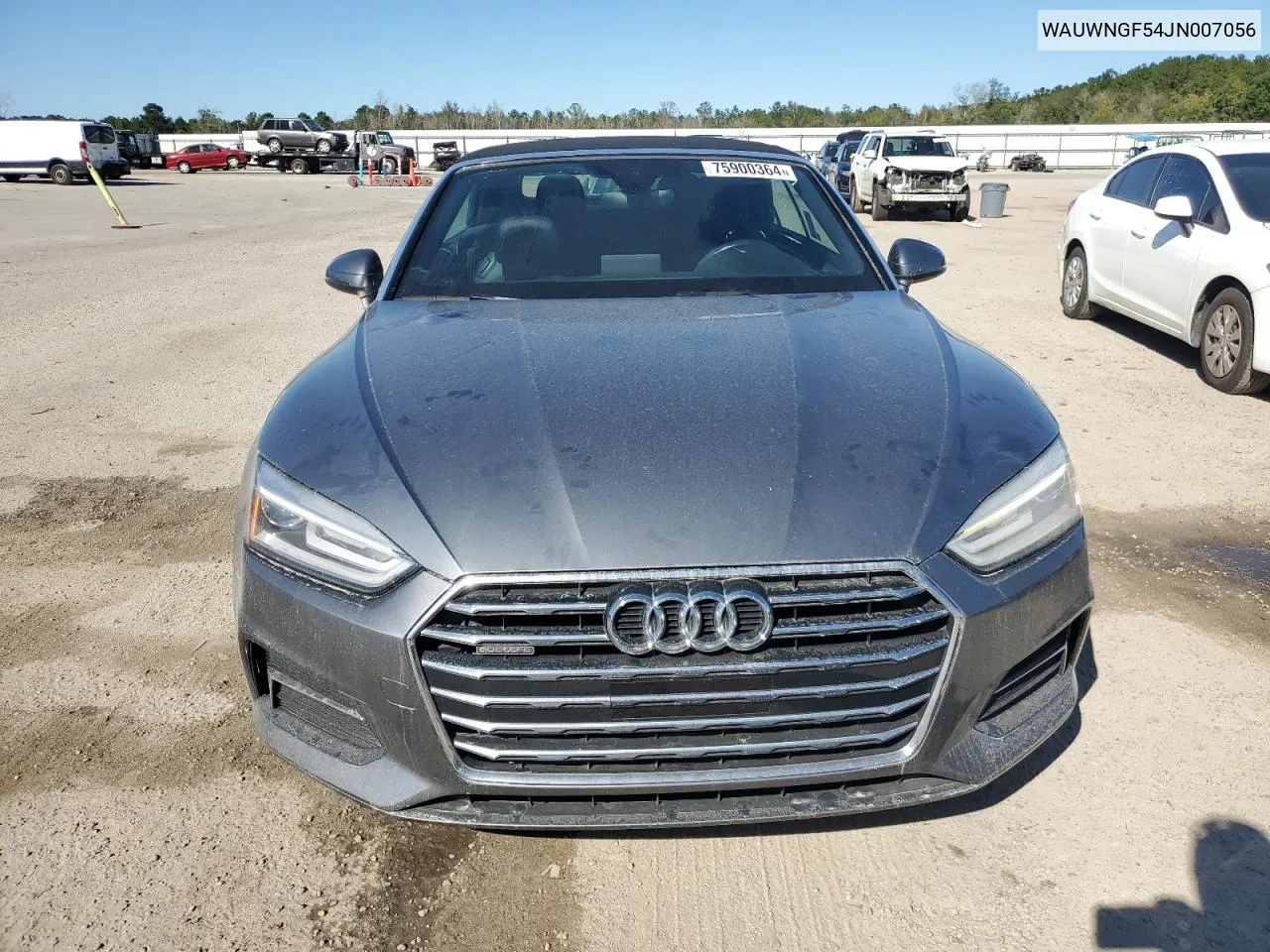 2018 Audi A5 Premium VIN: WAUWNGF54JN007056 Lot: 75900364