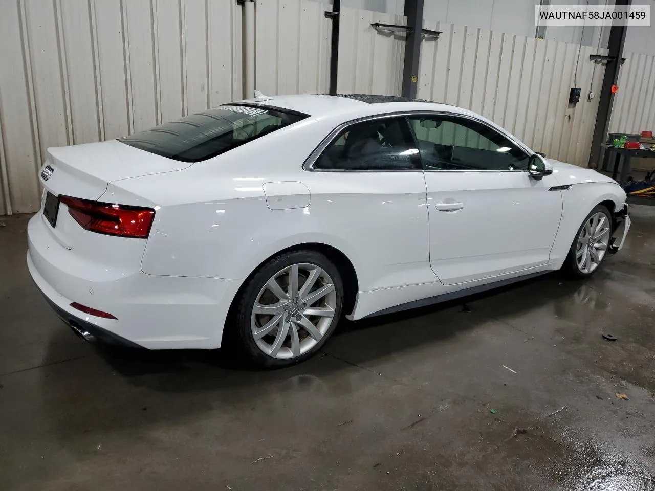 2018 Audi A5 Premium Plus S-Line VIN: WAUTNAF58JA001459 Lot: 76266034