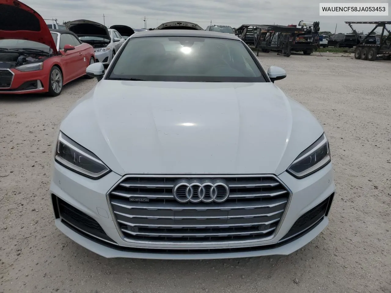 2018 Audi A5 Premium Plus S-Line VIN: WAUENCF58JA053453 Lot: 76784784