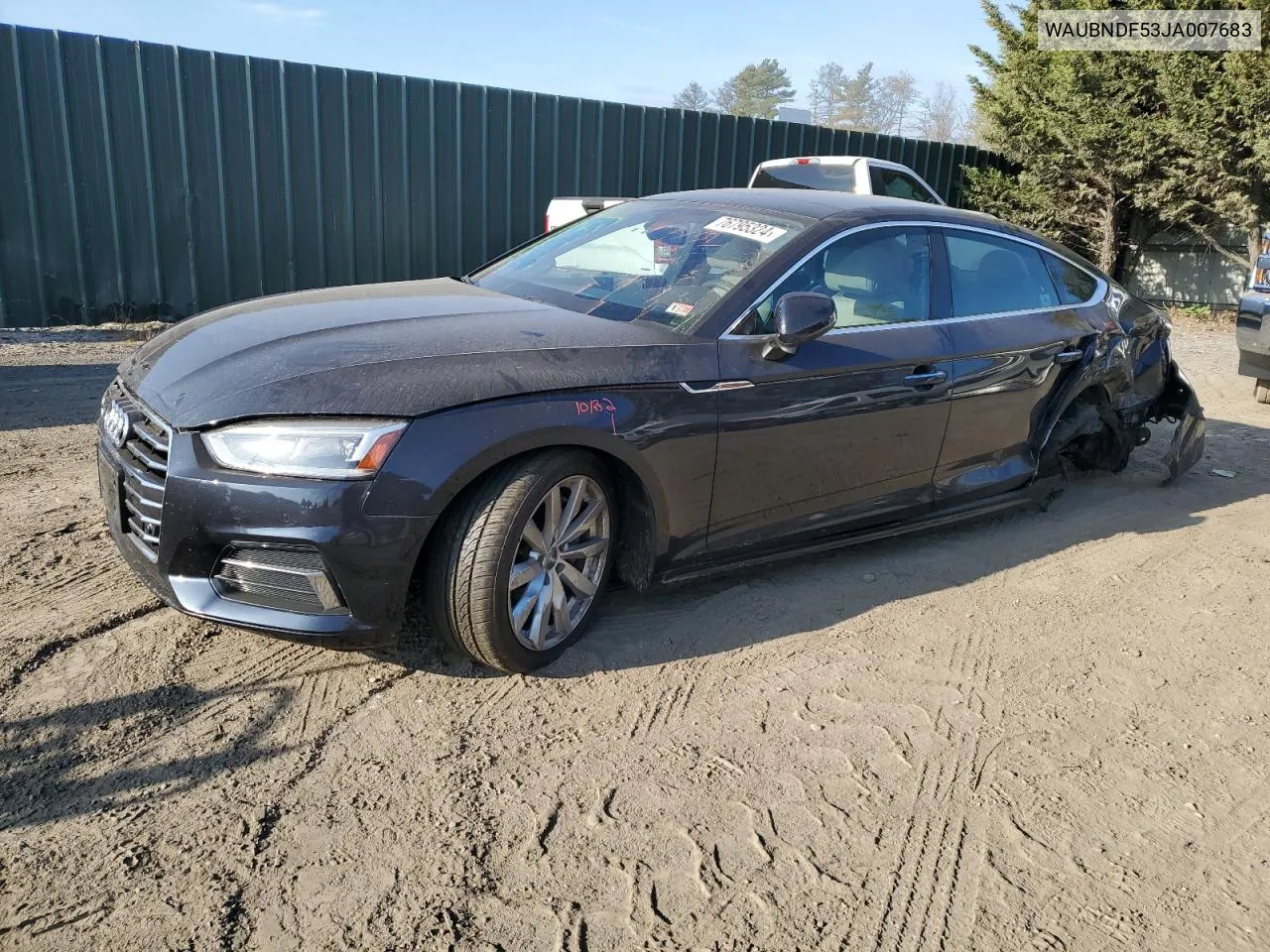 2018 Audi A5 Premium Plus VIN: WAUBNDF53JA007683 Lot: 76795324