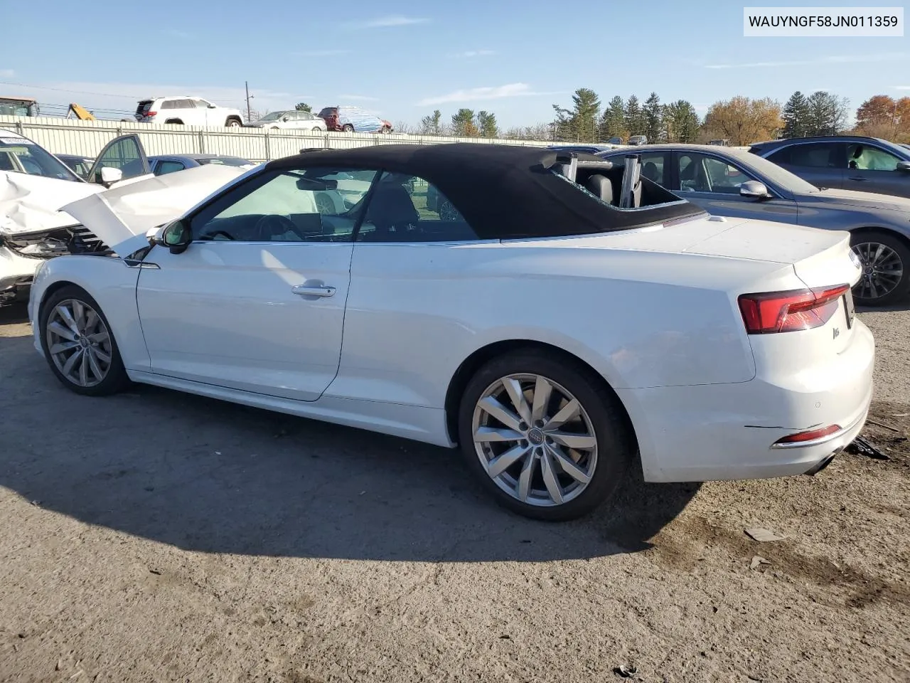 2018 Audi A5 Premium Plus VIN: WAUYNGF58JN011359 Lot: 77398354