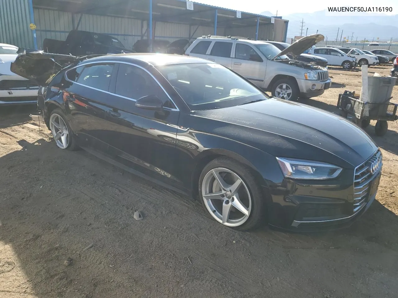 2018 Audi A5 Premium Plus S-Line VIN: WAUENCF50JA116190 Lot: 77487154