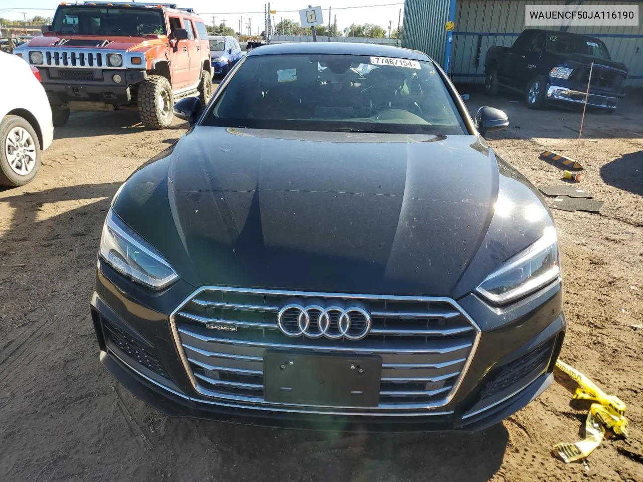 2018 Audi A5 Premium Plus S-Line VIN: WAUENCF50JA116190 Lot: 77487154