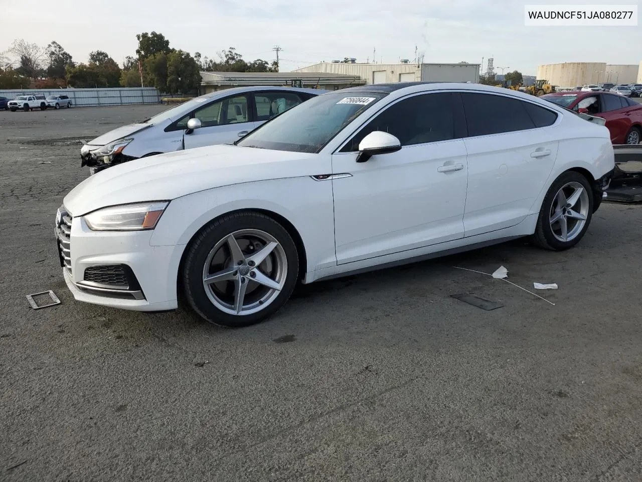 2018 Audi A5 Premium S Line VIN: WAUDNCF51JA080277 Lot: 77560844