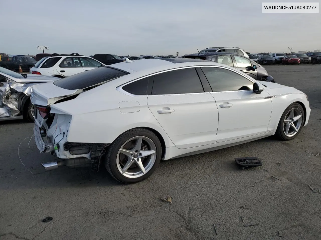 2018 Audi A5 Premium S Line VIN: WAUDNCF51JA080277 Lot: 77560844