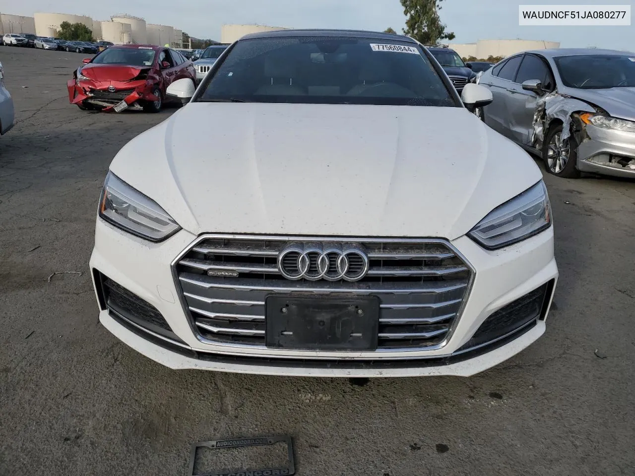 2018 Audi A5 Premium S Line VIN: WAUDNCF51JA080277 Lot: 77560844