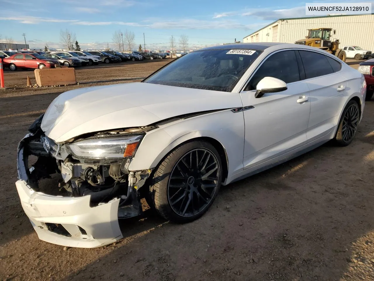 2018 Audi A5 Premium Plus S-Line VIN: WAUENCF52JA128910 Lot: 80157394