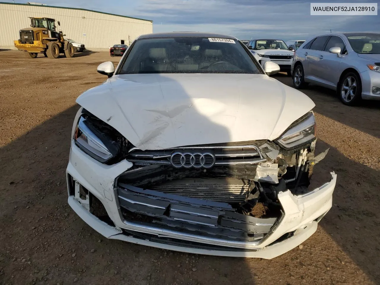 2018 Audi A5 Premium Plus S-Line VIN: WAUENCF52JA128910 Lot: 80157394