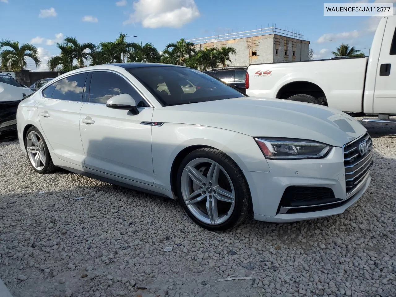 2018 Audi A5 Premium Plus S-Line VIN: WAUENCF54JA112577 Lot: 80303874