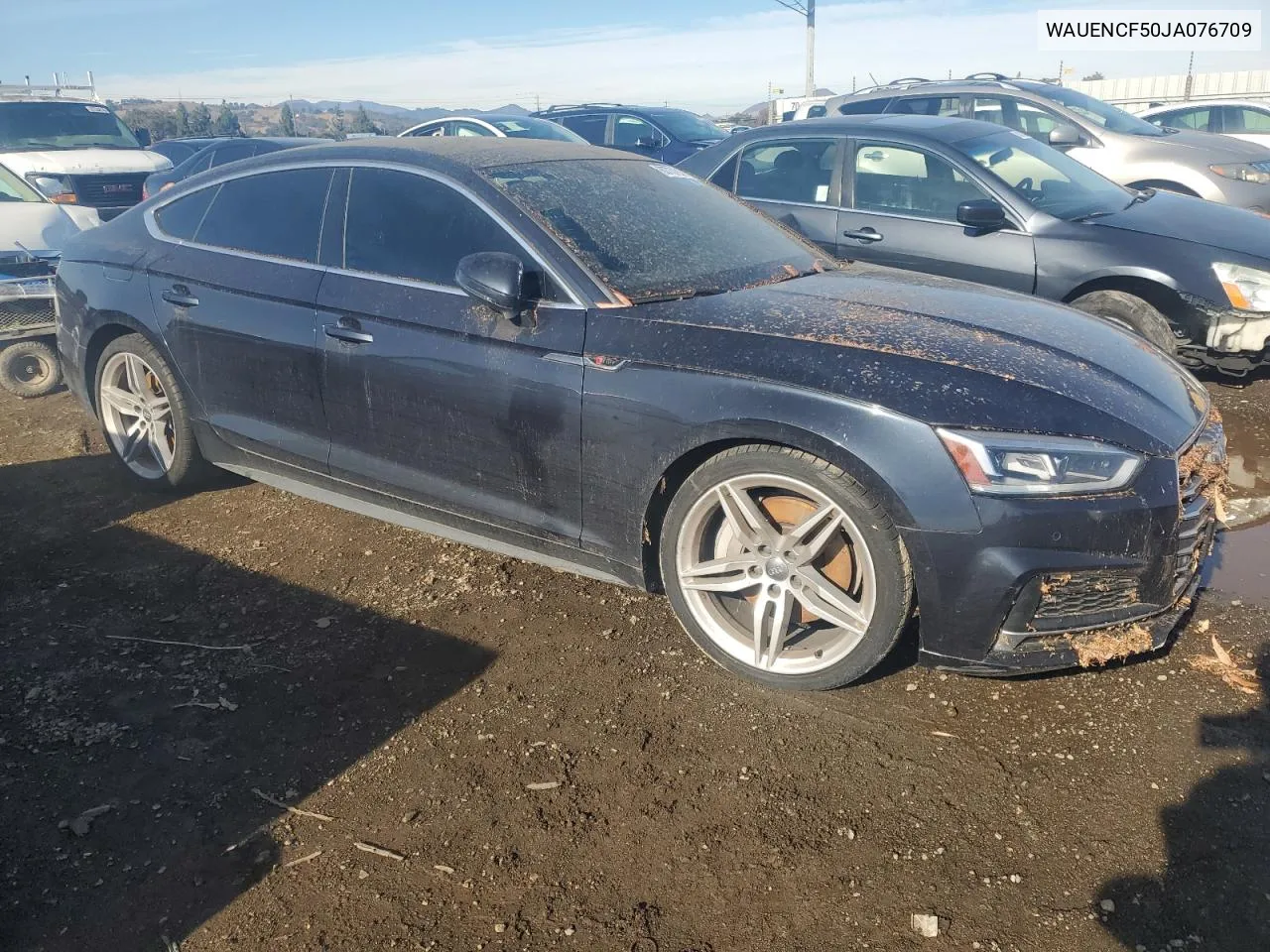 2018 Audi A5 Premium Plus S-Line VIN: WAUENCF50JA076709 Lot: 80737834