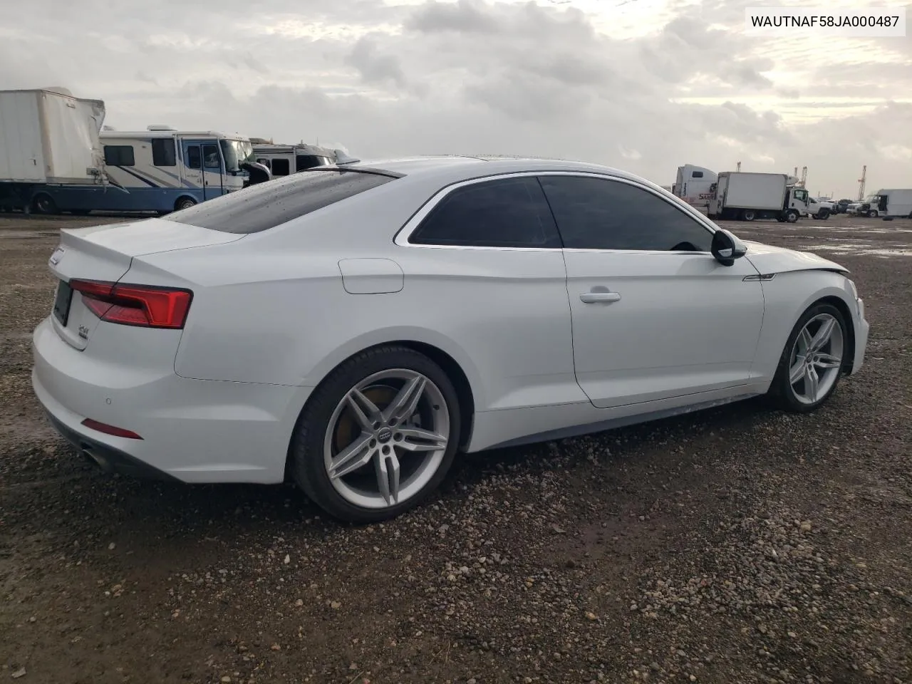 2018 Audi A5 Premium Plus S-Line VIN: WAUTNAF58JA000487 Lot: 81228974