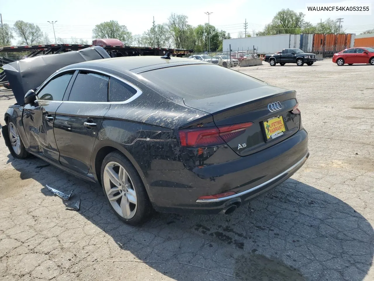 2019 Audi A5 Premium VIN: WAUANCF54KA053255 Lot: 51223924