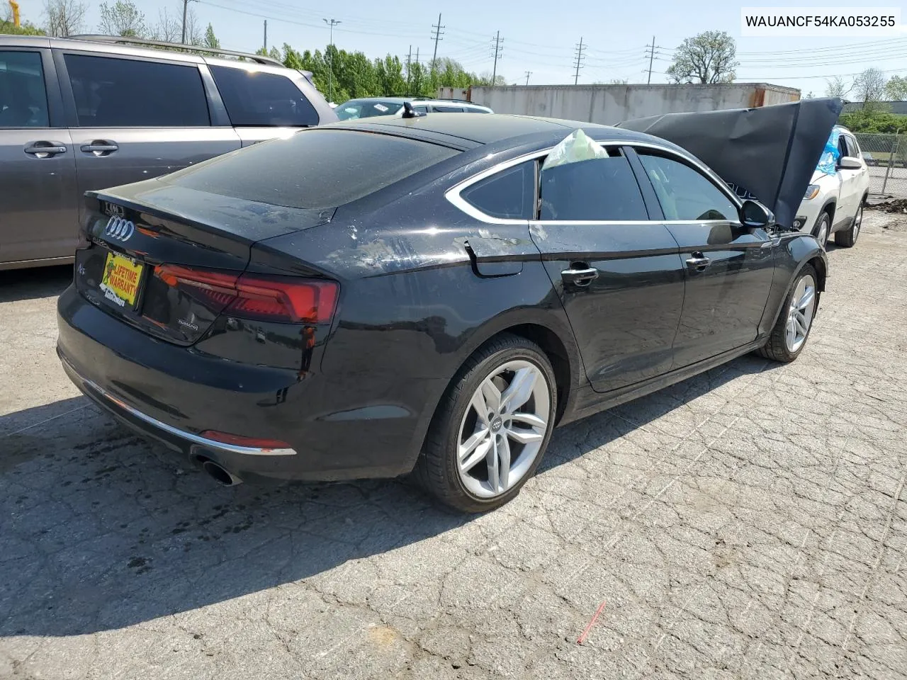 2019 Audi A5 Premium VIN: WAUANCF54KA053255 Lot: 51223924