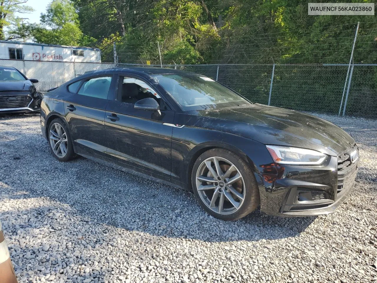 2019 Audi A5 Prestige S-Line VIN: WAUFNCF56KA023860 Lot: 56330054