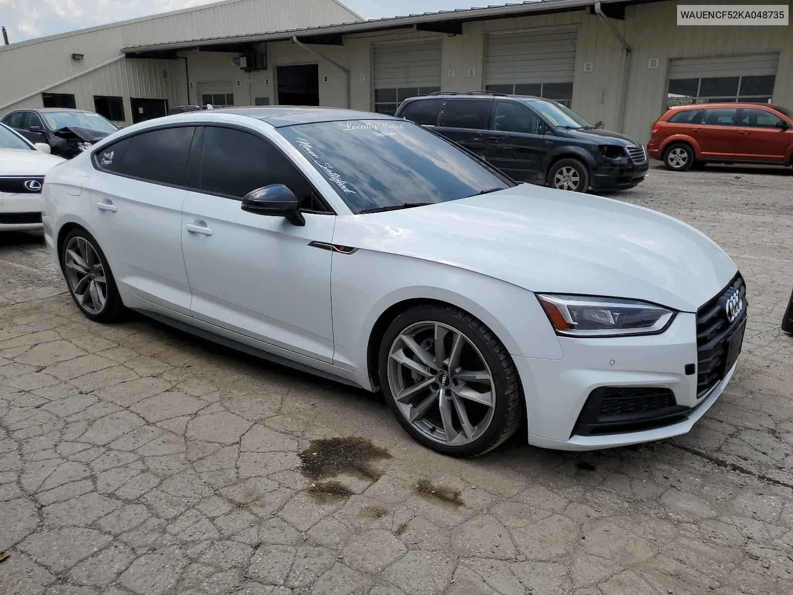 2019 Audi A5 Premium Plus S-Line VIN: WAUENCF52KA048735 Lot: 62059704