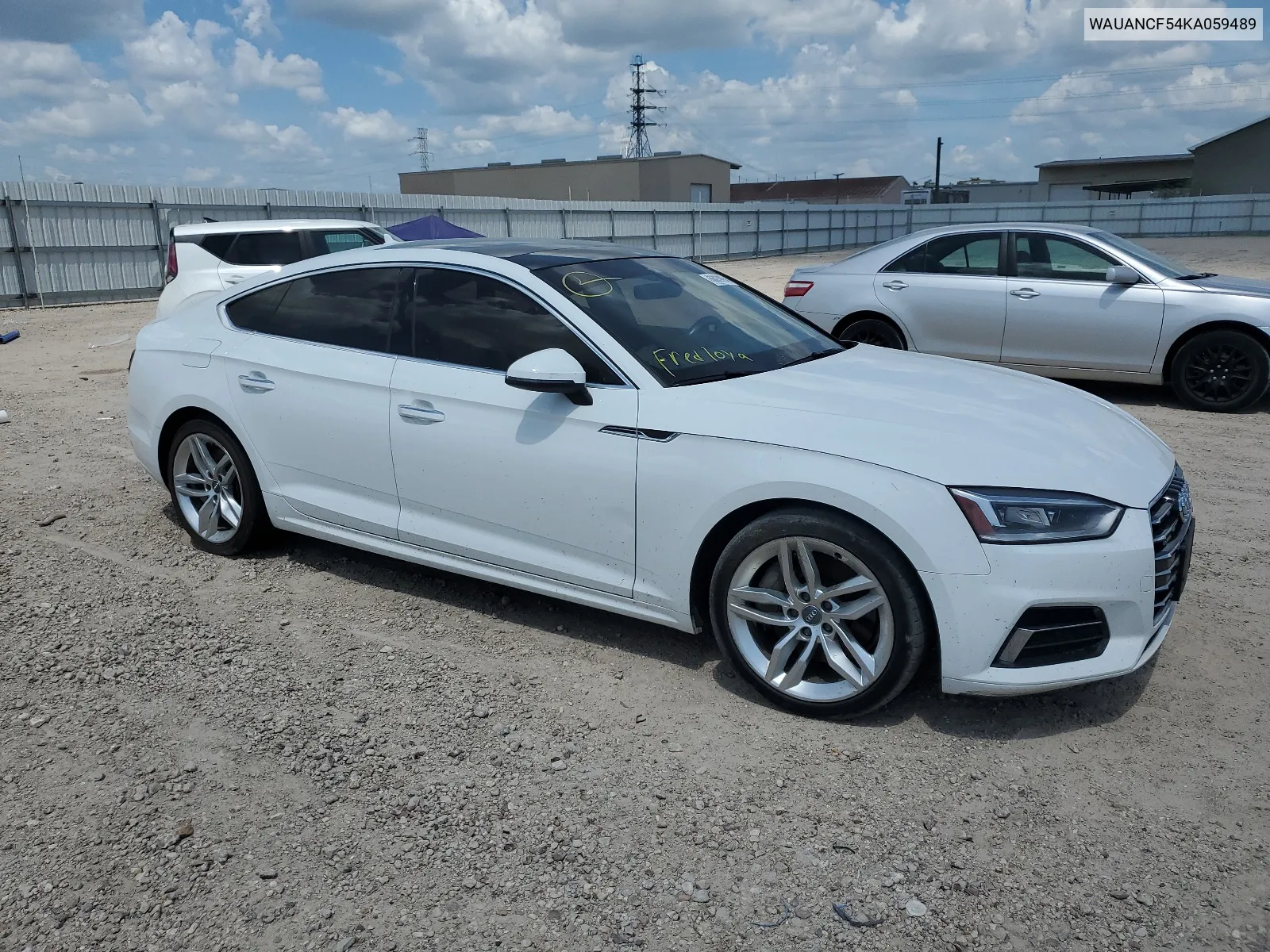 2019 Audi A5 Premium VIN: WAUANCF54KA059489 Lot: 66039264