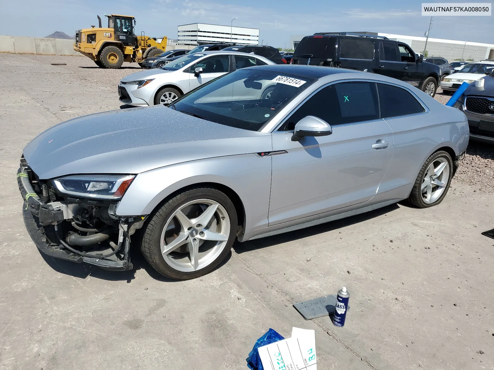 WAUTNAF57KA008050 2019 Audi A5 Premium Plus