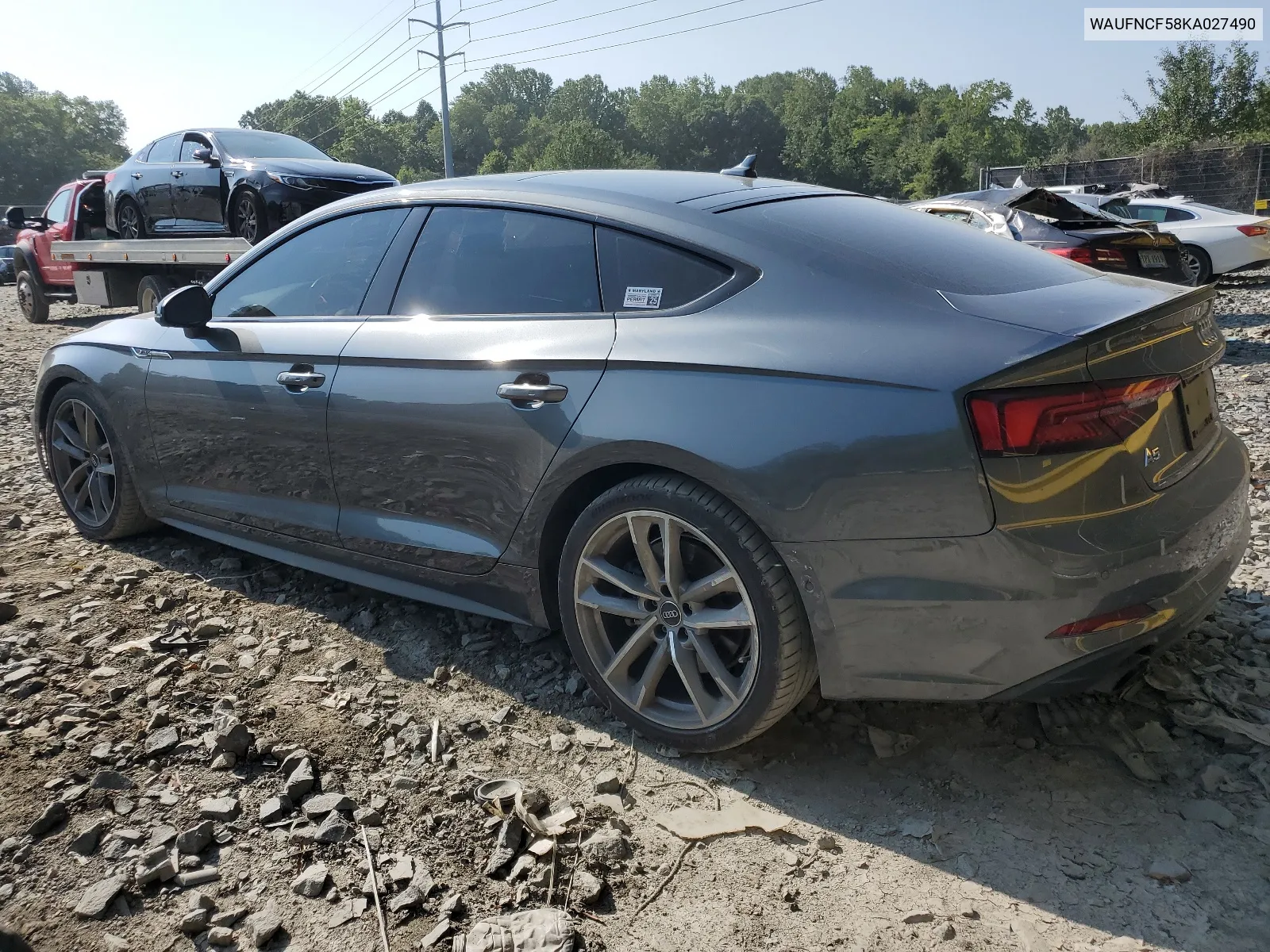 WAUFNCF58KA027490 2019 Audi A5 Prestige S-Line