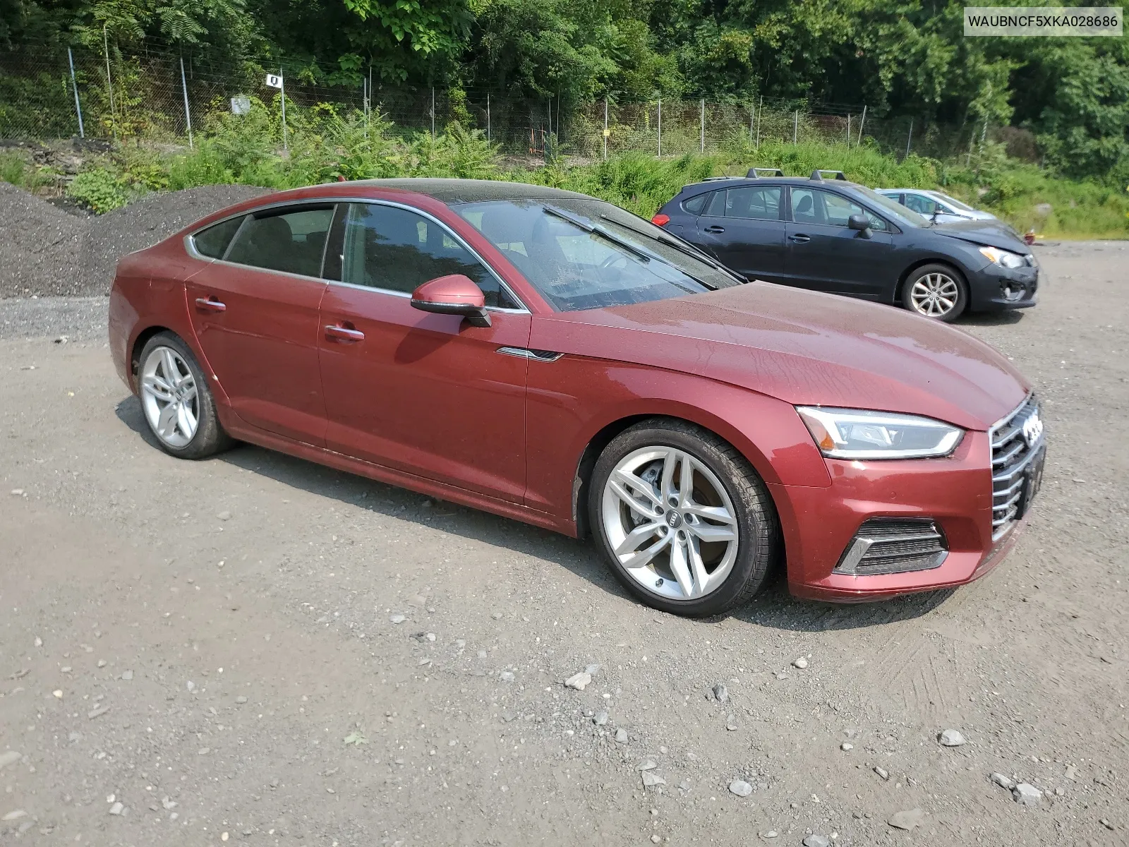 WAUBNCF5XKA028686 2019 Audi A5 Premium Plus