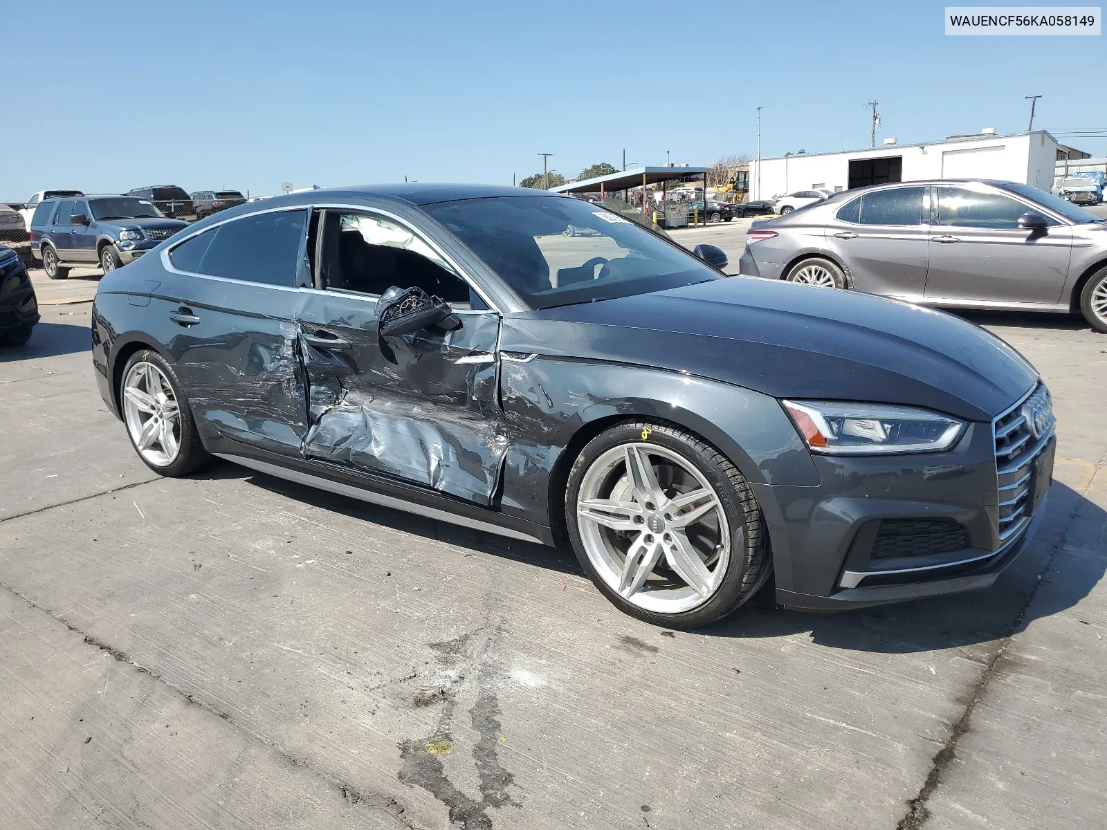 2019 Audi A5 Premium Plus S-Line VIN: WAUENCF56KA058149 Lot: 68276764