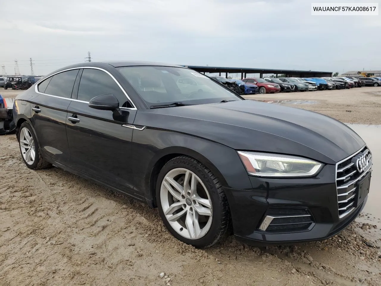 2019 Audi A5 Premium VIN: WAUANCF57KA008617 Lot: 69986104