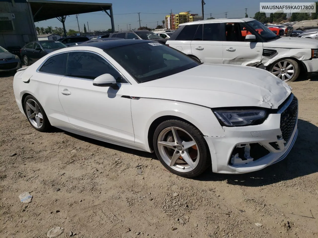 WAUSNAF59KA017800 2019 Audi A5 Premium