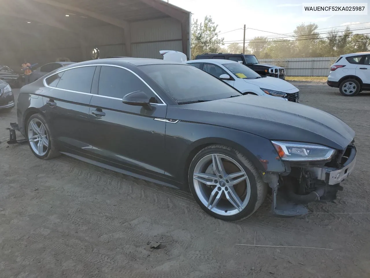 2019 Audi A5 Premium Plus S-Line VIN: WAUENCF52KA025987 Lot: 71614614