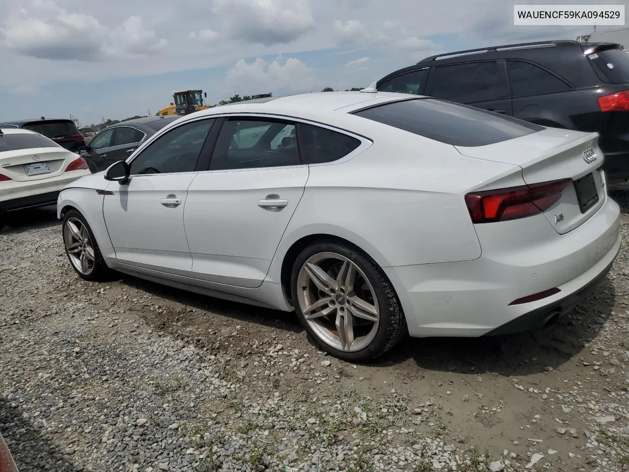 2019 Audi A5 Premium Plus S-Line VIN: WAUENCF59KA094529 Lot: 71625214