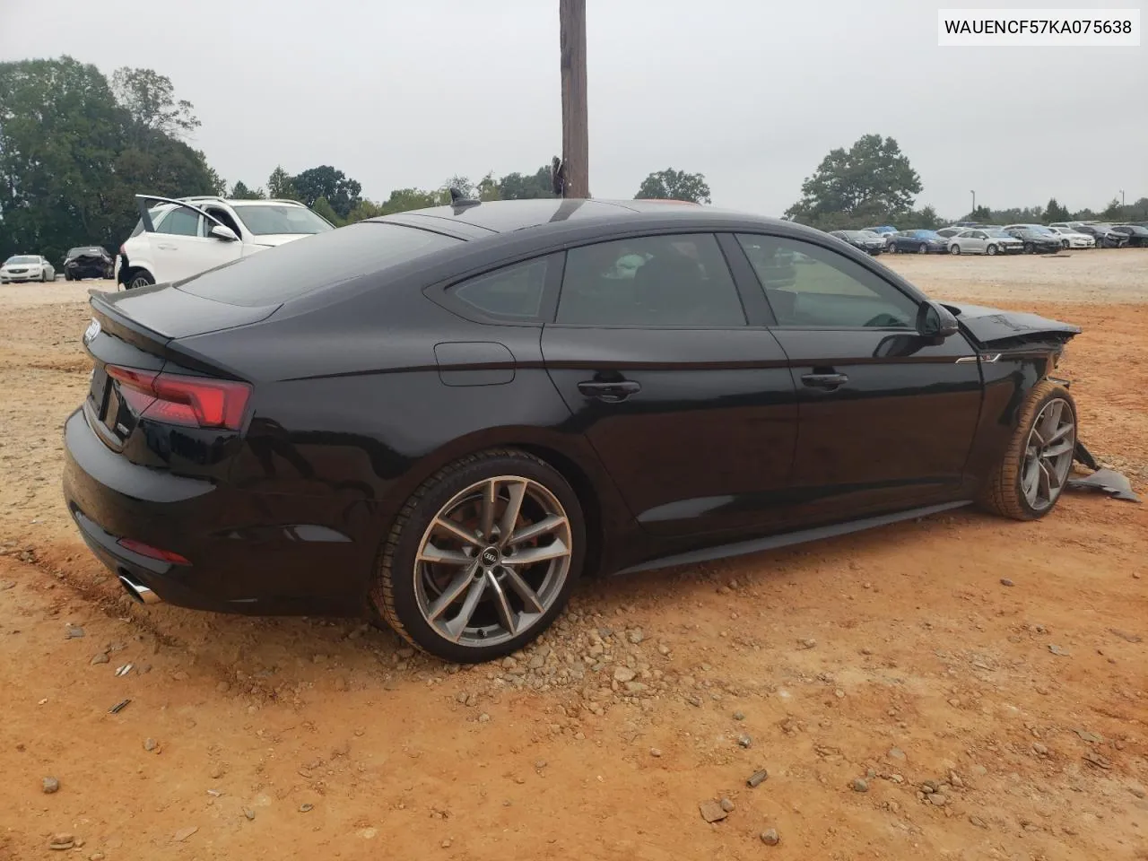 2019 Audi A5 Premium Plus S-Line VIN: WAUENCF57KA075638 Lot: 72635344