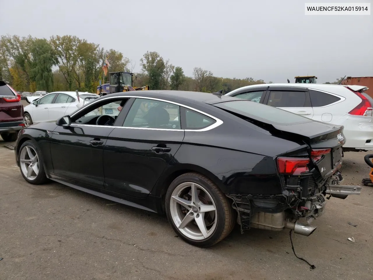 2019 Audi A5 Premium Plus S-Line VIN: WAUENCF52KA015914 Lot: 72790184