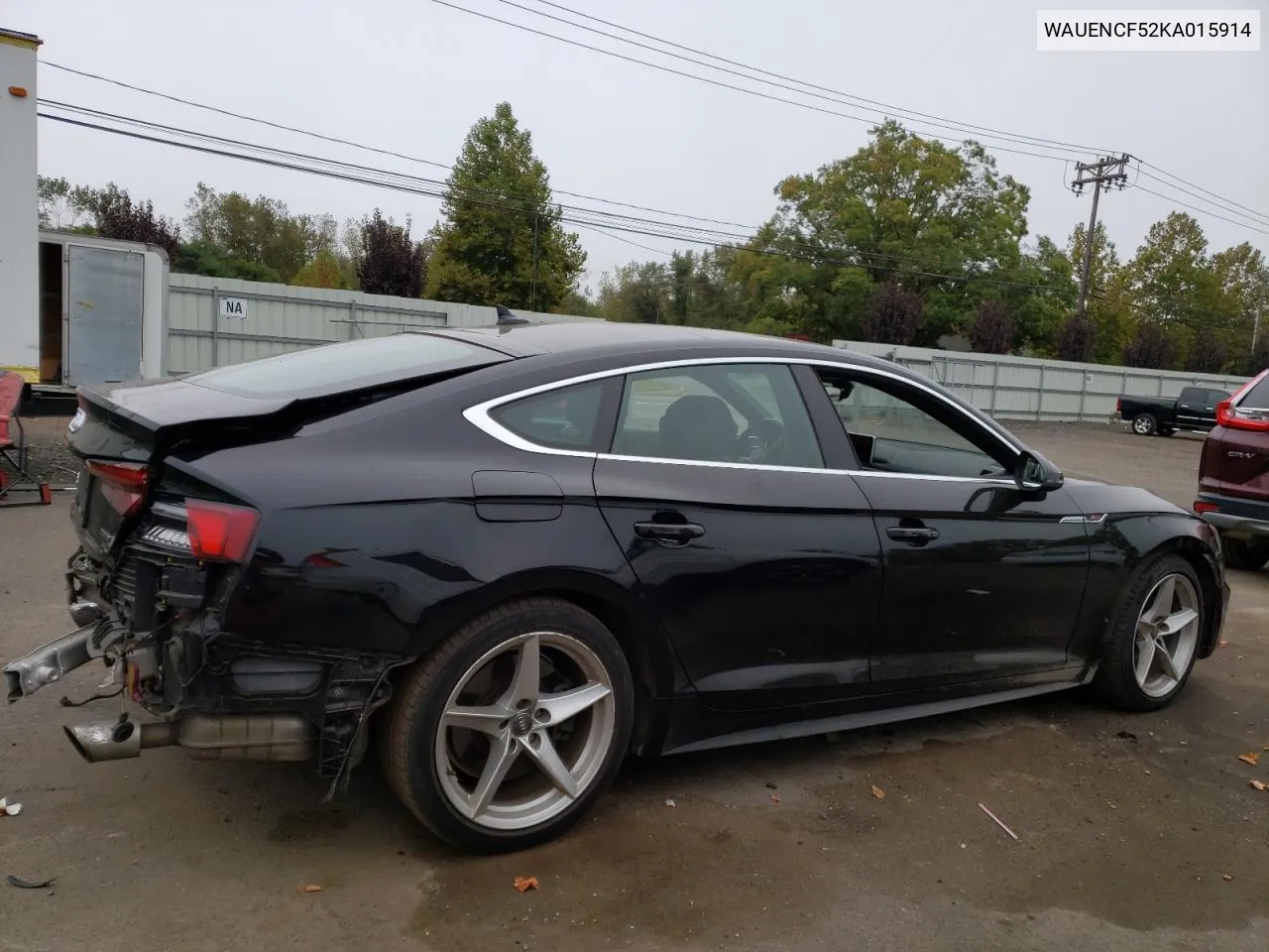 2019 Audi A5 Premium Plus S-Line VIN: WAUENCF52KA015914 Lot: 72790184