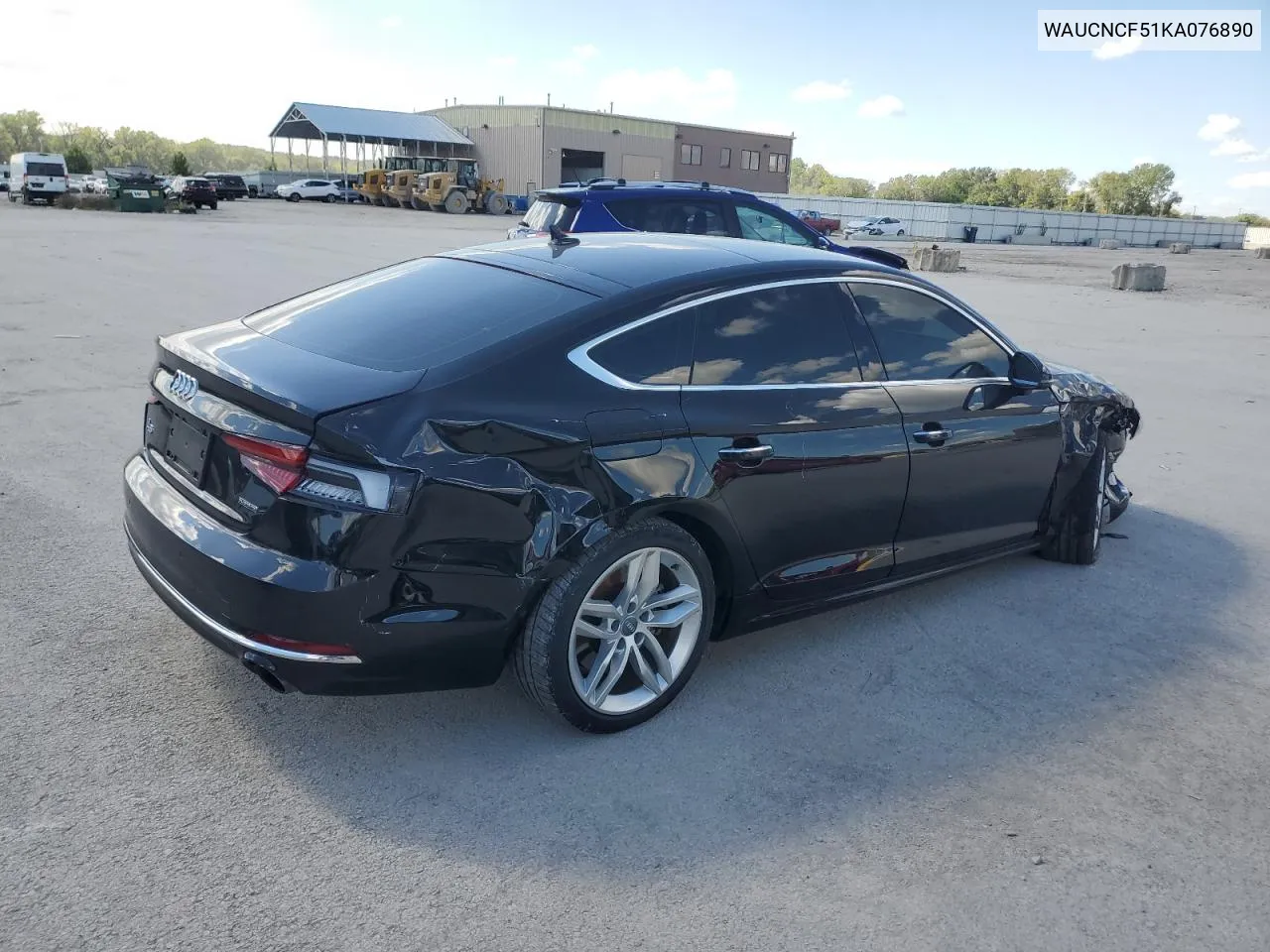 2019 Audi A5 Prestige VIN: WAUCNCF51KA076890 Lot: 73203354