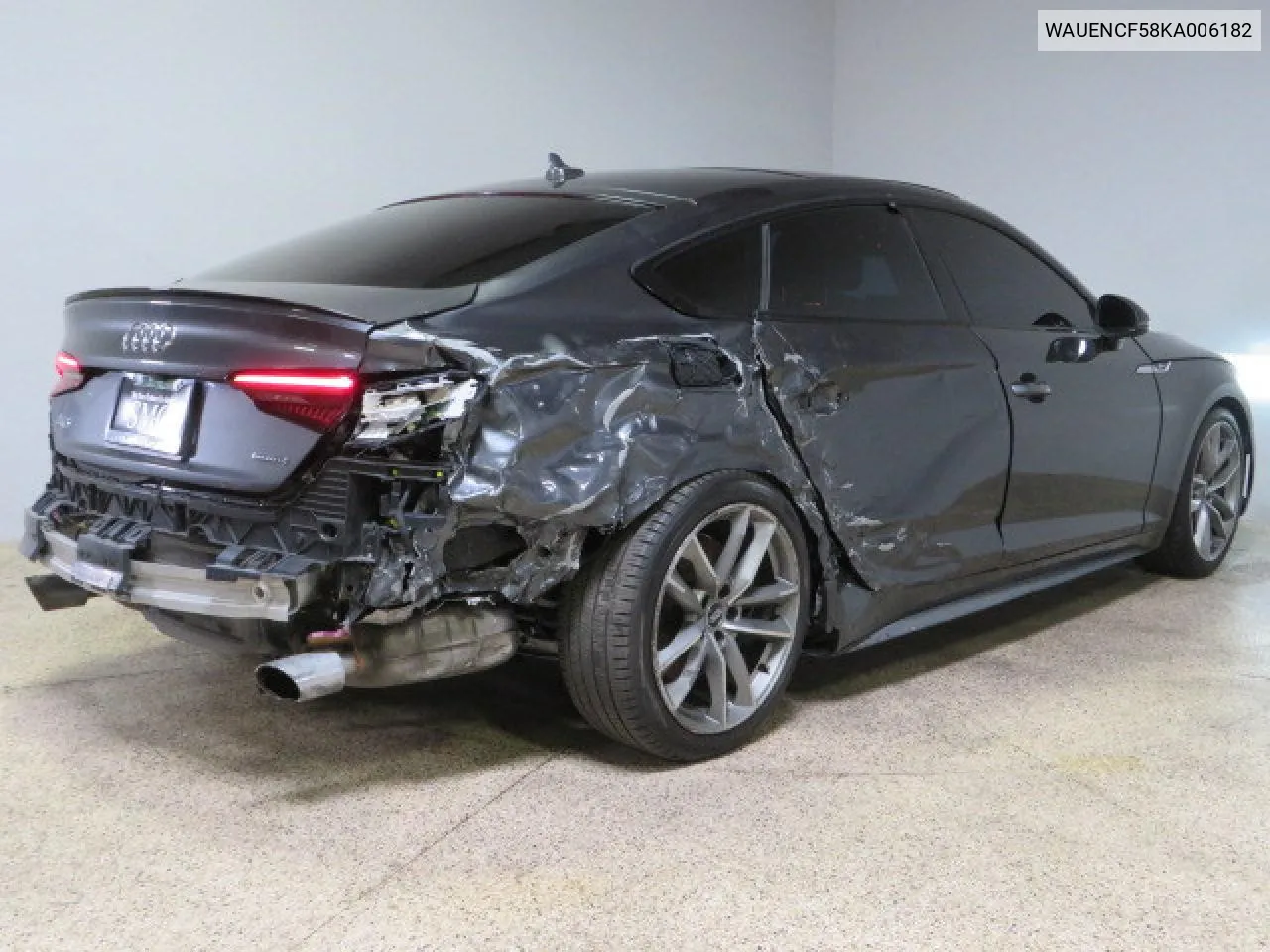 2019 Audi A5 Premium Plus S-Line VIN: WAUENCF58KA006182 Lot: 74616324